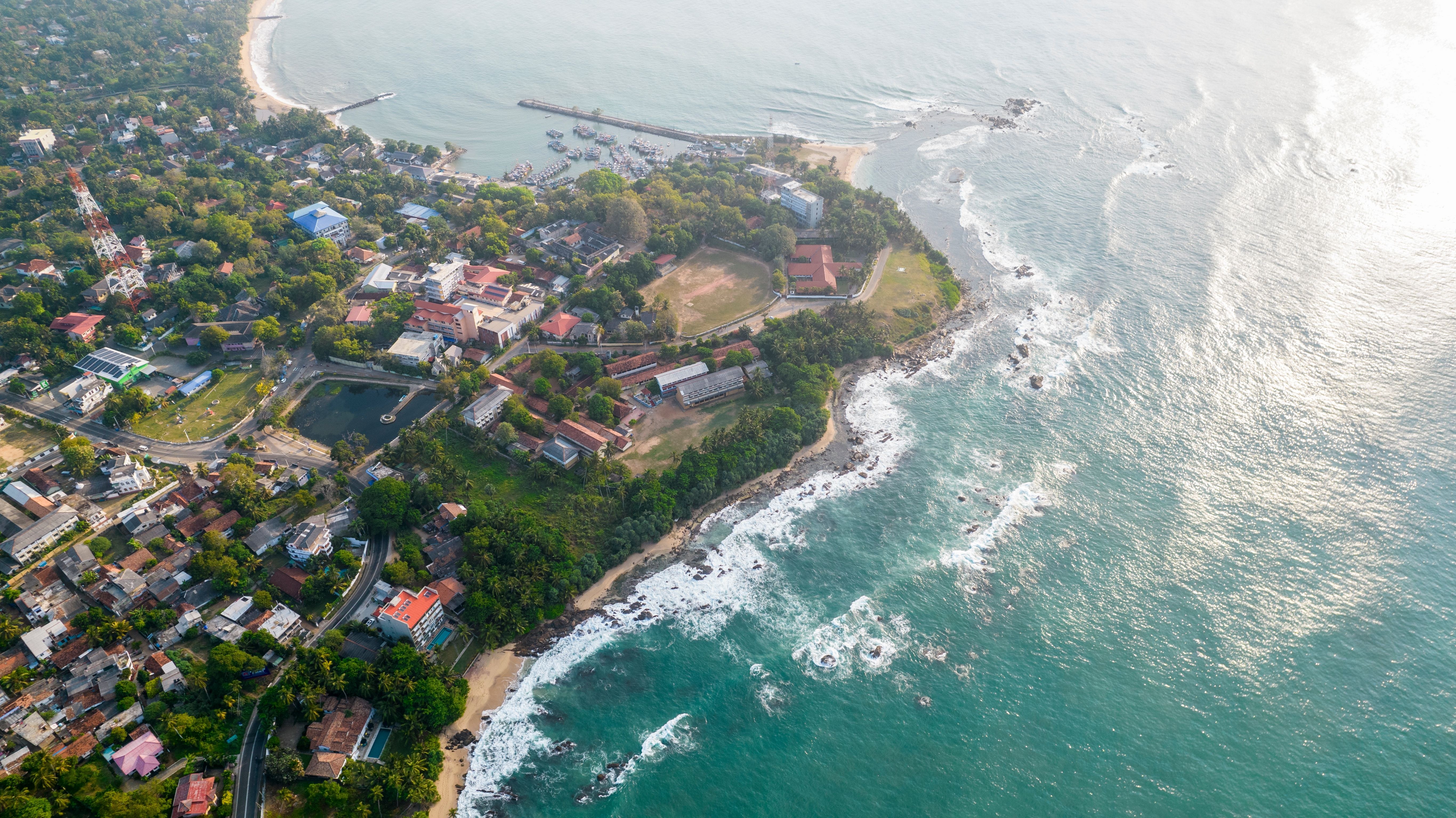 Sri Lanka south coast jungle meets ocean