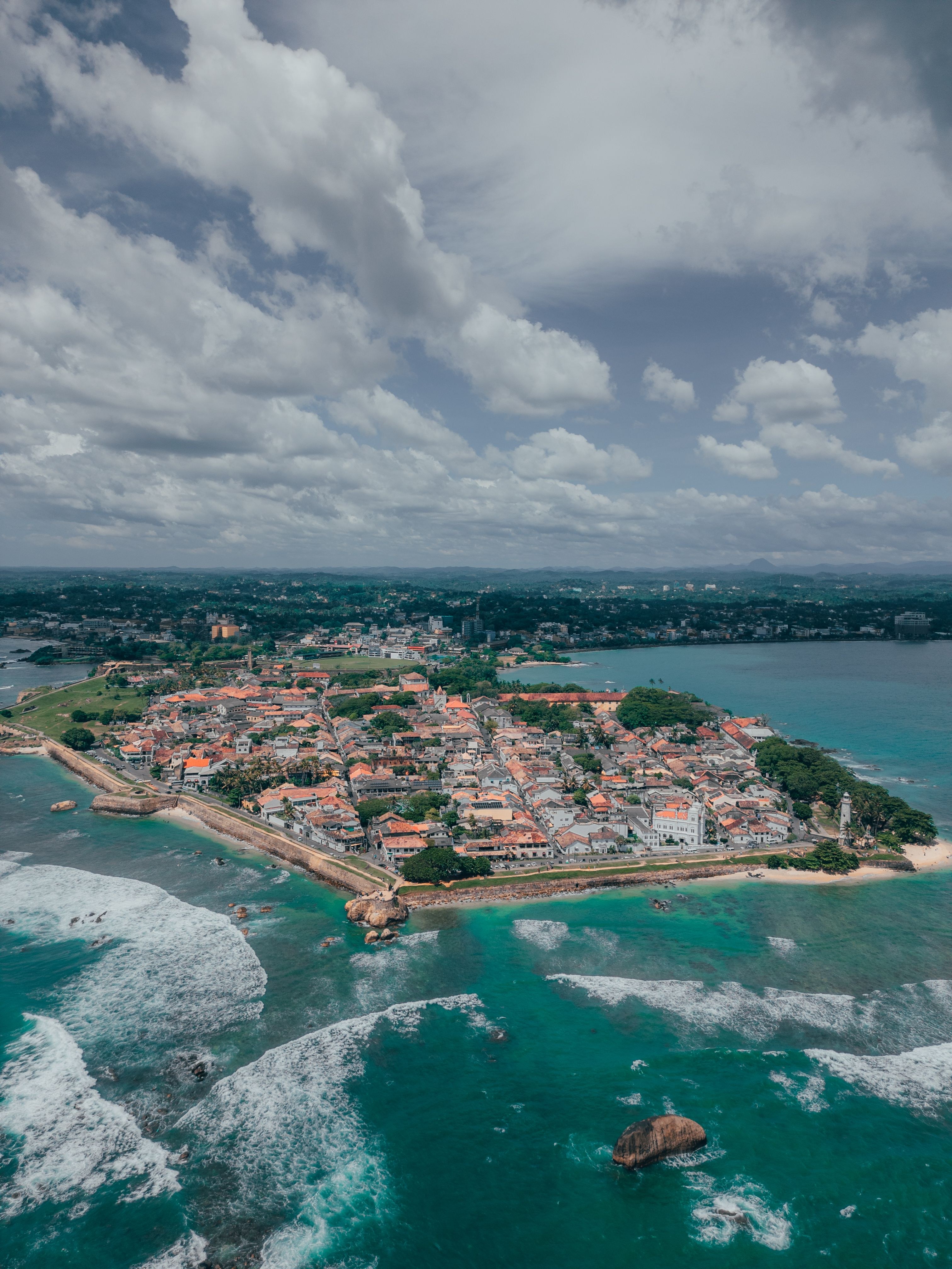 UNESCO Galle Fort from above