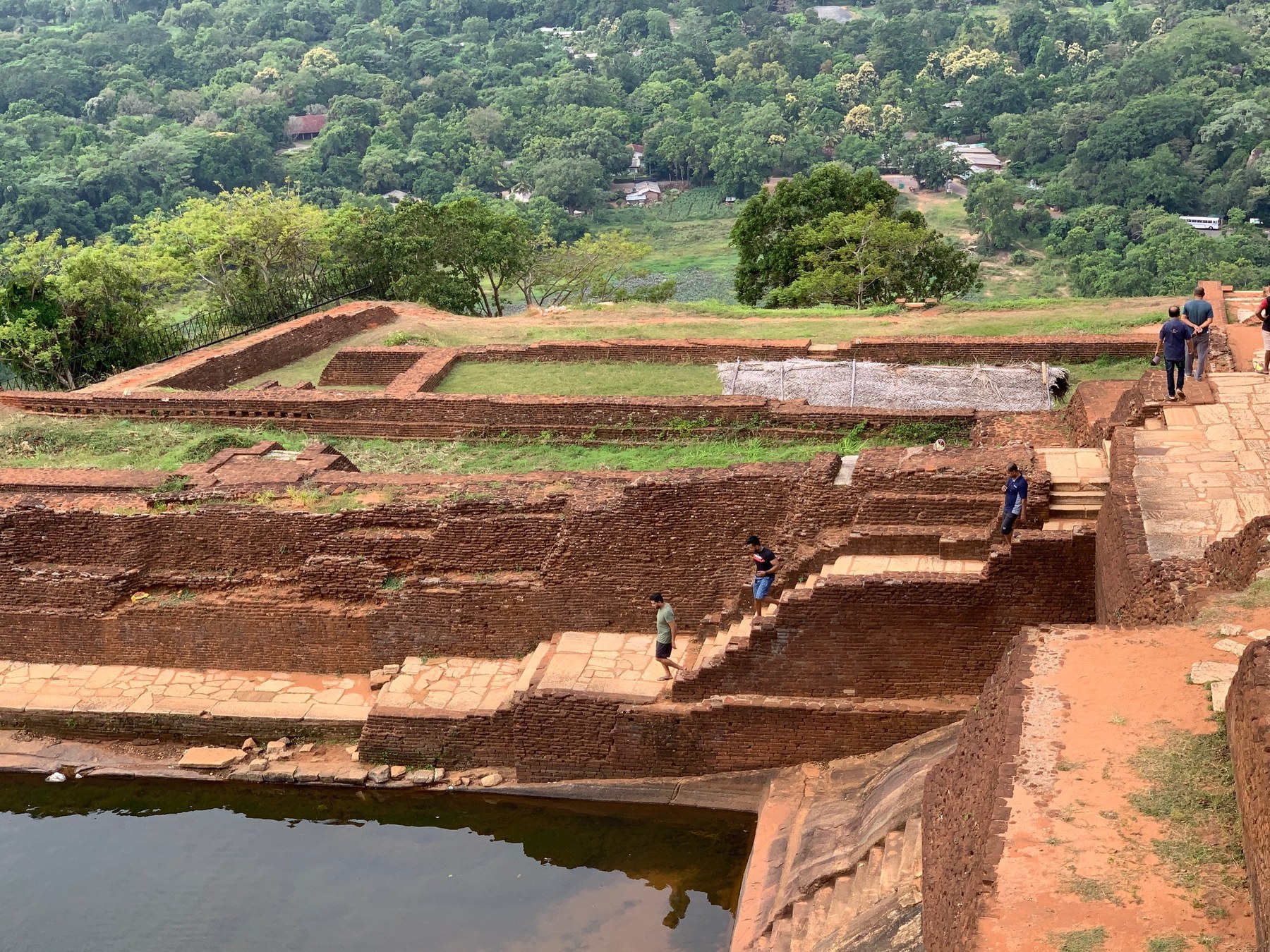 Ancient water pools on the Sigiriya summit